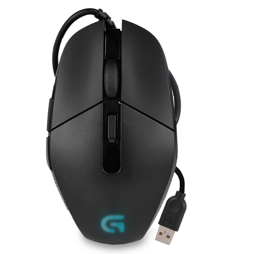 Logitech G302 Daedalus Prime MOBA 6-Button USB Wired Optical Scroll Gaming Mouse w/4000 max dpi & 4 dpi Settings - B