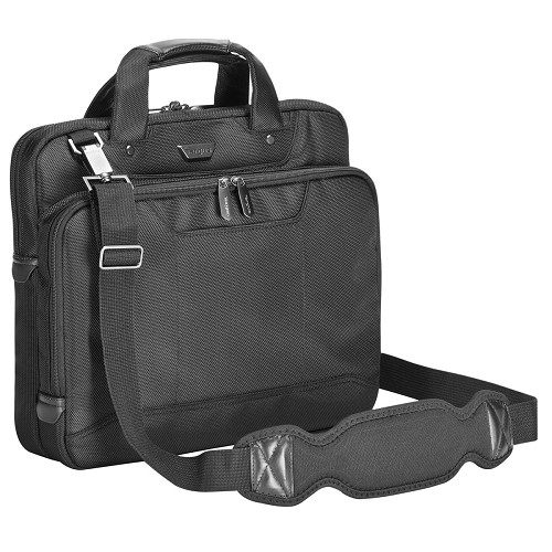 Targus Corporate Traveler UltraThin Laptop Case w/Adjustable Shoulder Strap - Fits up to 14" (Black)