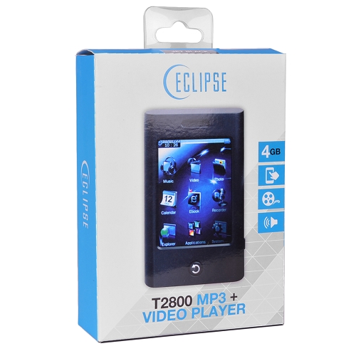 Refurbished and Used Hardware | Eclipse T2800 4GB MP3 USB 2.0 Touchscreen Digital Music/Video 