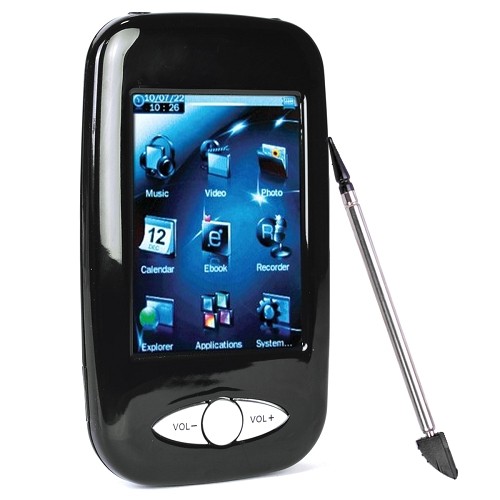 Eclipse T2810C 4GB MP3 USB 2.0 Touchscreen Digital Music/Video Player & Voice Recorder w/Camera & 2.8" LCD (Black)