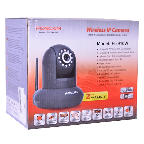 Refurbished and Used Hardware | Foscam FI8910W Wireless-N Day/Night IP ...