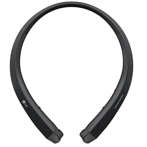 LG TONE INFINIM Bluetooth Wireless Stereo Headset w/Dual MEMS Microphones & Retractable Earbuds (Black)