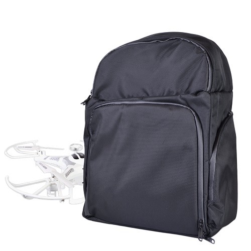 Drone / Quadcopter Backpack Bag (Black) - Fits up to 12" Quadcopter Nylon Water Resistant