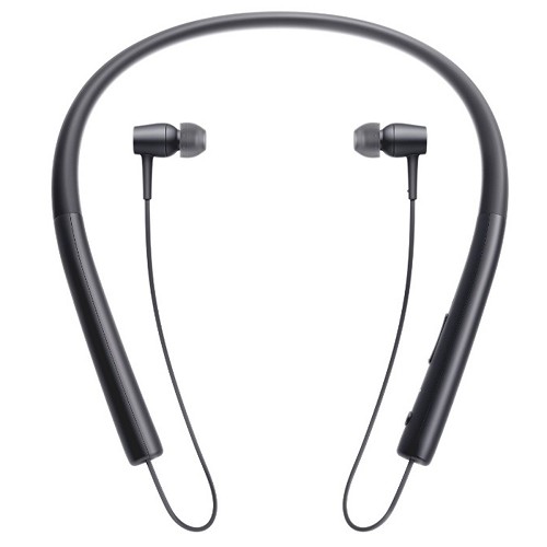 Sony MDR-EX750BT/B h.ear in Wireless Bluetooth Behind-the-Neck Headphones w/Integrated Mic & NFC (Charcoal Black)