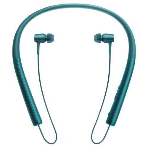 Sony MDR-EX750BT/L h.ear in Wireless Bluetooth Behind-the-Neck Headphones w/Integrated Mic & NFC (Viridian Blue)