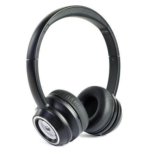 Monster N-Tune On-Ear Headphones w/Detachable Inline Remote/Mic 3.5mm Cable (Black)