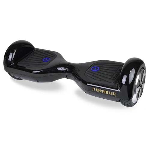 High Roller SMART-S Self-Balancing Electric Hoverboard w/2x 300W Motors & Lithium Battery (Black) - Up to 10 MPH Speeds!