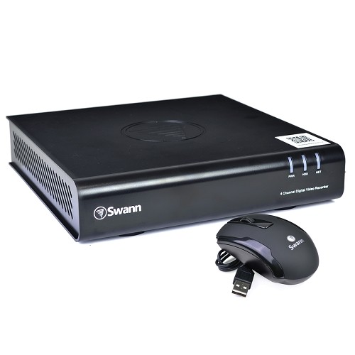 Swann SRDVR-44500H 4-Channel 720p 500GB DVR Home Security System w/Smartphone Access