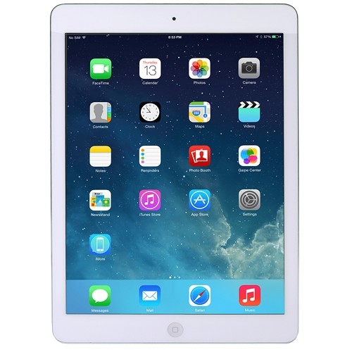 Apple iPad Air with Wi-Fi 16GB - White & Silver - Retail Box
