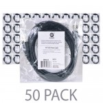(50-Pack) 10' @.com DCD14210 USB 2.0 A (M) to USB 2.0 Micro-B (M) Cable (Black)