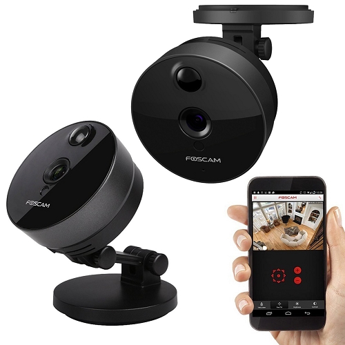 Refurbished and Used Hardware Foscam C1 Indoor HD 720P Wireless Day/Night IP Camera w/Motion