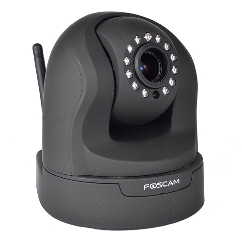 Foscam FI9826P 960P Wireless 3x Optical Zoom Day/Night IP Camera w/13 IR LEDs & Smartphone Access (Black)  - B