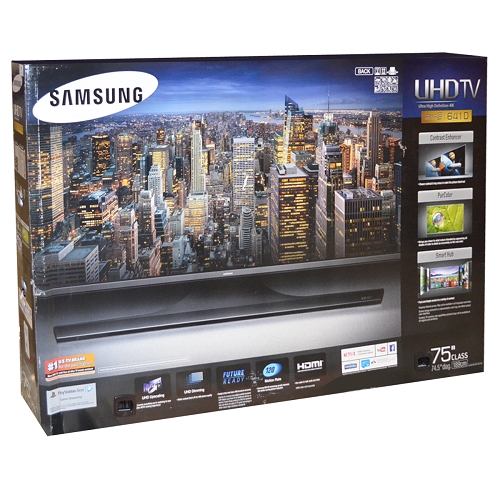 Refurbished and Used Hardware 75" Samsung UN75JU641DF 4K 120Hz
