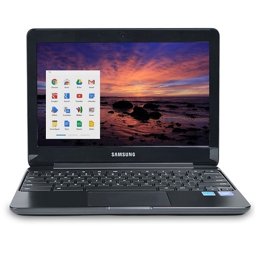 Samsung Chromebook 3 Celeron N3060 Dual-Core 1.6GHz 4GB 16GB eMMC 11.6" LED Chromebook Chrome OS w/Cam & BT (Black)