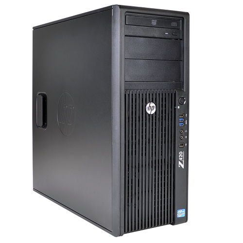 HP Z420 Workstation Xeon E5-1607 v2 Quad-Core 3.0GHz 16GB 500GB 10K RPM DVD FirePro W7000 4GB Graphics Windows 10 Pro