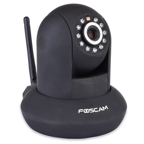 Foscam FI9831W 960p Pan/Tilt Wired/Wireless Day/Night IP Camera w/11 IR LEDs & Smartphone Access (Black)