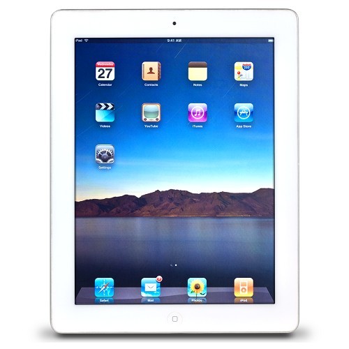 Apple iPad 2 with Wi-Fi 64GB - White (2nd generation) (Etching)