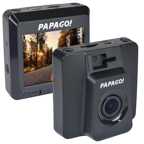 PAPAGO! GoSafe 118 720p Dash Cam w/2" LCD Screen (Records to microSD Card) - B