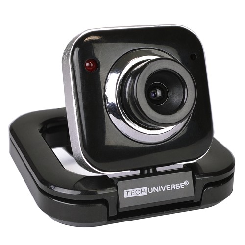 Tech Universe TU1513 640x480 USB 2.0 Webcam w/Built-in Microphone (Black)