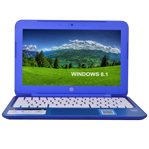HP Stream 11-d010wm Celeron N2840 Dual-Core 2.16GHz 2GB 32GB SSD 11.6" WLED Notebook W8.1 w/Webcam & BT (Blue)