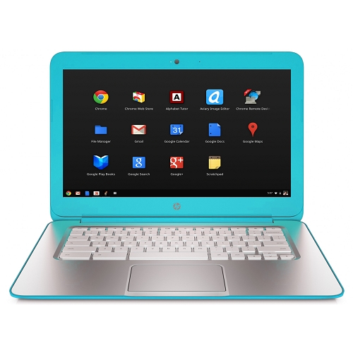 HP 14-x010wm Tegra K1 2.3GHz 2GB 16GB eMMC 14" WLED Chromebook Chrome OS w/Webcam & BT (White/Turquiose)