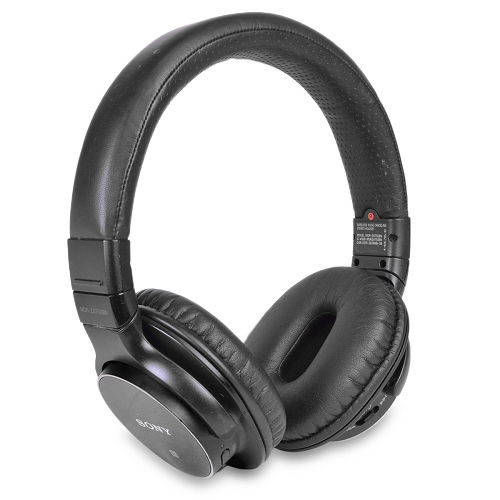 Sony MDR-ZX750DC Bluetooth v3.0 Wireless Noise Canceling Over-Ear Stereo Headphones w/Integrated Mic
