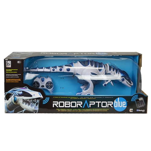Refurbished and Used Hardware WowWee Roboraptor Blue Robot Dinosaur