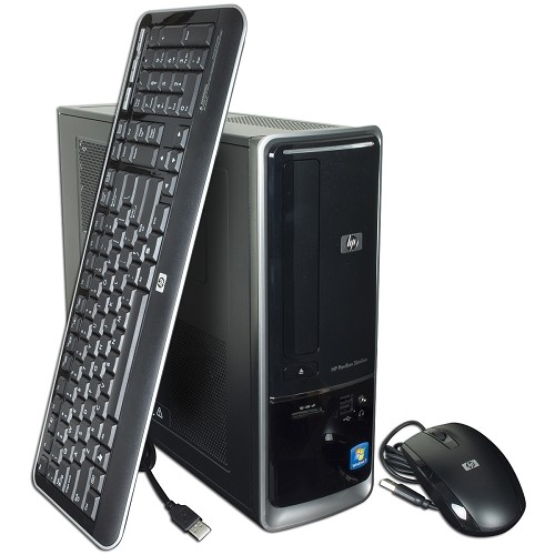 HP Pavilion Slimline s5703w Athlon II X2 220 2.8GHz 4GB 500GB DVD±RW W7HP Desktop PC - B