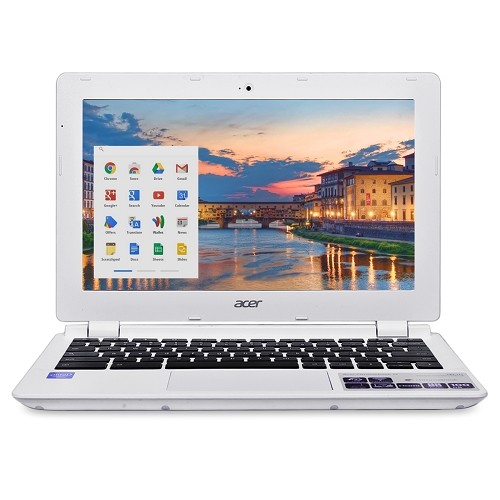 Acer CB3-111-C670 Celeron N2830 Dual-Core 2.16GHz 2GB 16GB SSD 11.6" LED Chromebook Chrome OS w/Cam & BT (White) - B