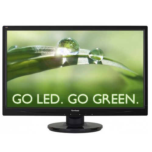 24" ViewSonic VA2446m-LED DVI/VGA 1080p Widescreen Ultra-Slim LED LCD Monitor w/Speakers & HDCP Support - B