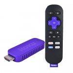 Roku 3500R Streaming Stick 1080p Media Player w/HDMI & Remote Control (Purple)