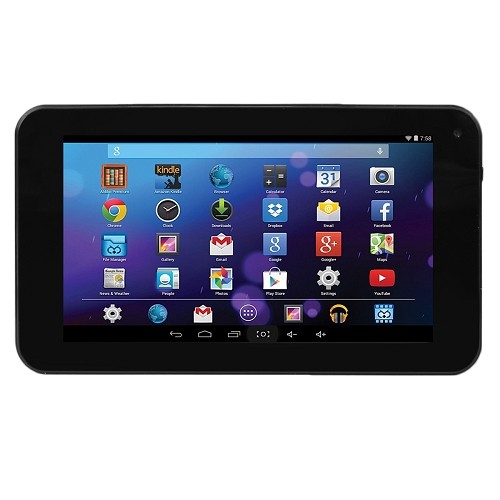 Craig CMP771HD Quad-Core 1.3GHz 8GB 7" Capacitive Touchscreen Tablet Android 4.4 w/Cams & BT (Black)