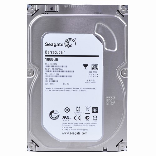 Seagate Barracuda 1 Terabyte (1TB) SATA/600 7200RPM 64MB Hard Drive