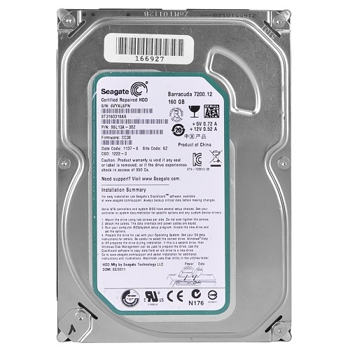 Samsung SpinPoint HE160HJ 160GB SATA/300 7200RPM 16MB Hard Drive