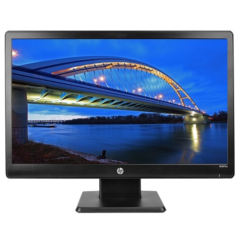20" HP W2072a DVI/VGA 1600x900 Widescreen LED LCD Monitor w/Speakers (Black) - B